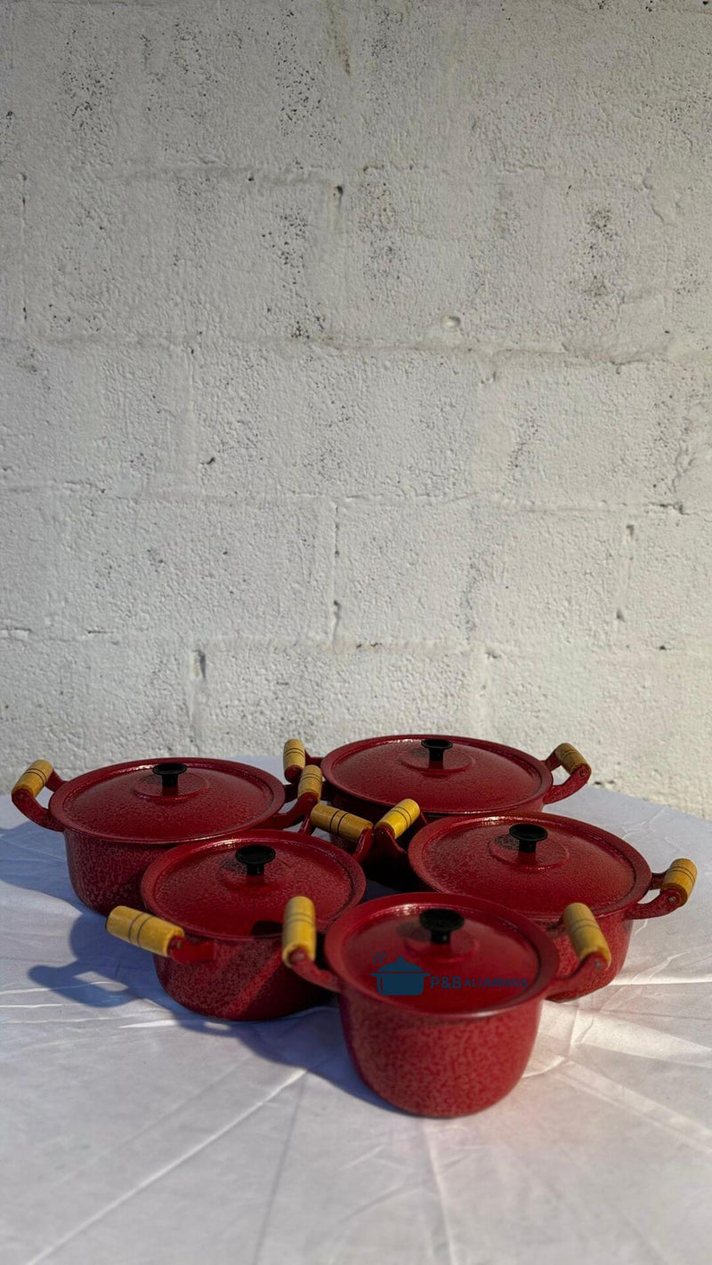 Jogo de Panelas Coloridas 16 a 24 cm com Tampa Fina